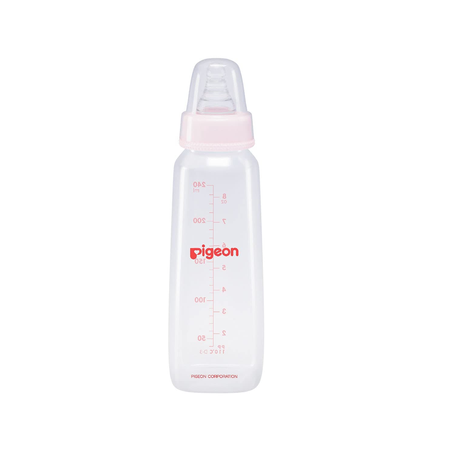PigeonPeristaltic Nursing Bottle Kpp 240Ml(Pink) M, Transparent, one Size (88090)