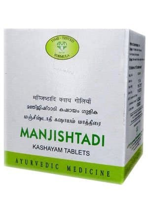 Manjishtadi Kashayam Tablet 100 by AVN Ayurveda Formulations