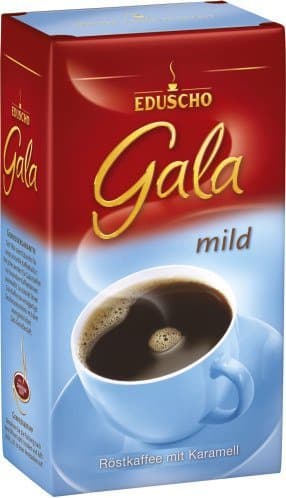 2 Packs Eduscho Gala Mild & Elegant Ground Coffee x 17.6oz