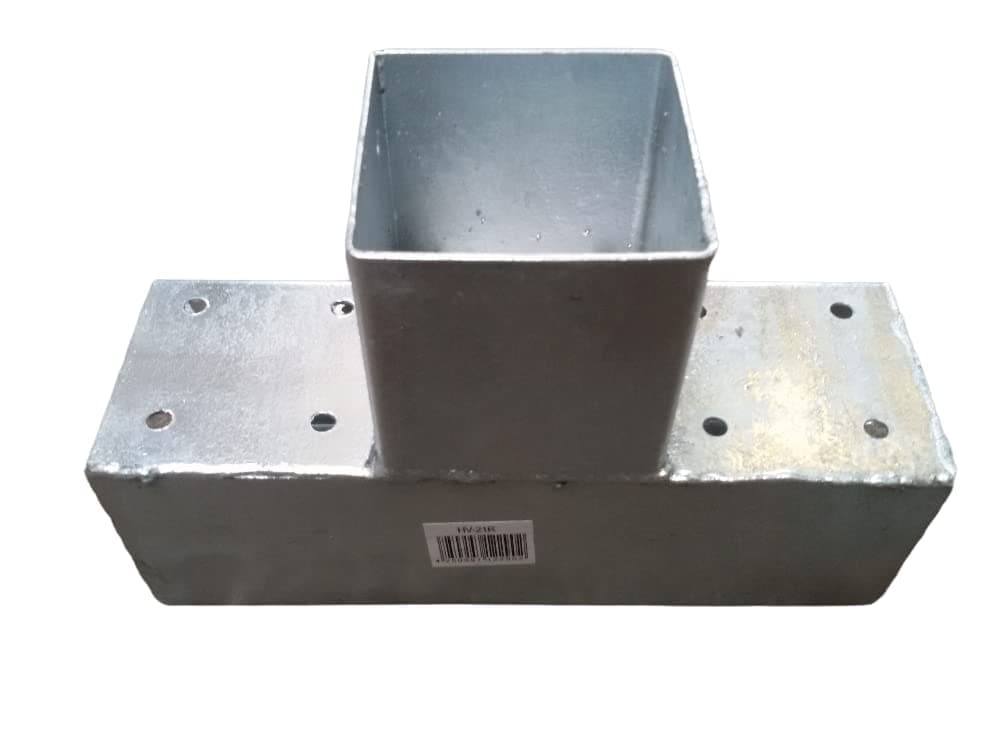 Gartenwelt Riegelsberger Wood Connector T-Shape for 3X Bar 90 x 90 mm Post Connector