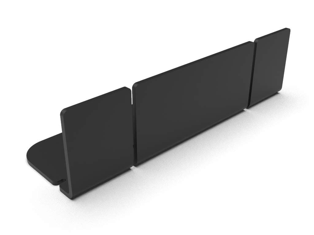 MyElectronics‘snap-off’ blank cover set of 4 pcs. for Raspberry Pi Rack Mount 1-4 (6660)