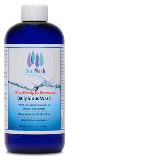 SinuWash - Xtra Strength Formula - Nasal Sinus Rinse, 16 oz Concentrate
