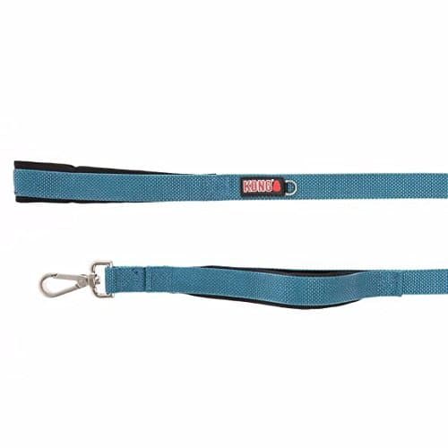 Leash New Kong Comfort Traffic Dog Padded Handle Blue 4 Ft.