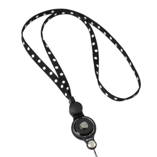 HandLinker Putto Mobile Neck Strap Polka Dot (Black)