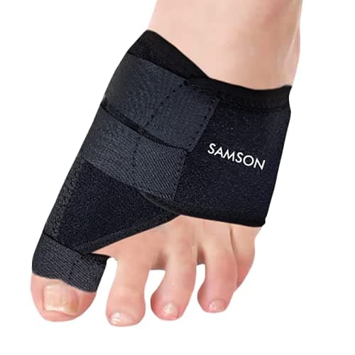Samson Orthotics ORTHOPAEDICS Hallux Valgus Splint Helps Bunion Correction, Helps Alignment of Toe in three directions Up, Down and sideways, Fits Left or Right, Unisex, Non Toxic, Universal Size