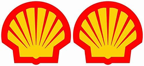 Shell Oil Racing Decal Gas Pump Train Station Car truck Bumper Window Sticker