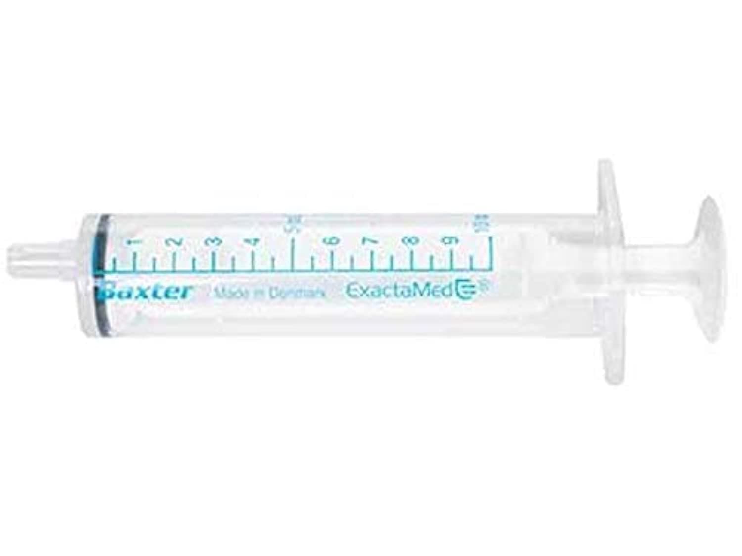 Baxter Exacta-Med Oral Dose Syringe, Clear, 10ml, Pack of 2