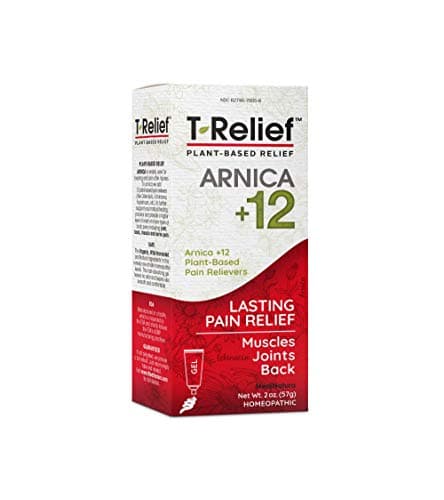 MediNatura T-Relief Natural Pain Relief with Arnica + 12 Plant-Based Pain Relievers - 2 oz Gel