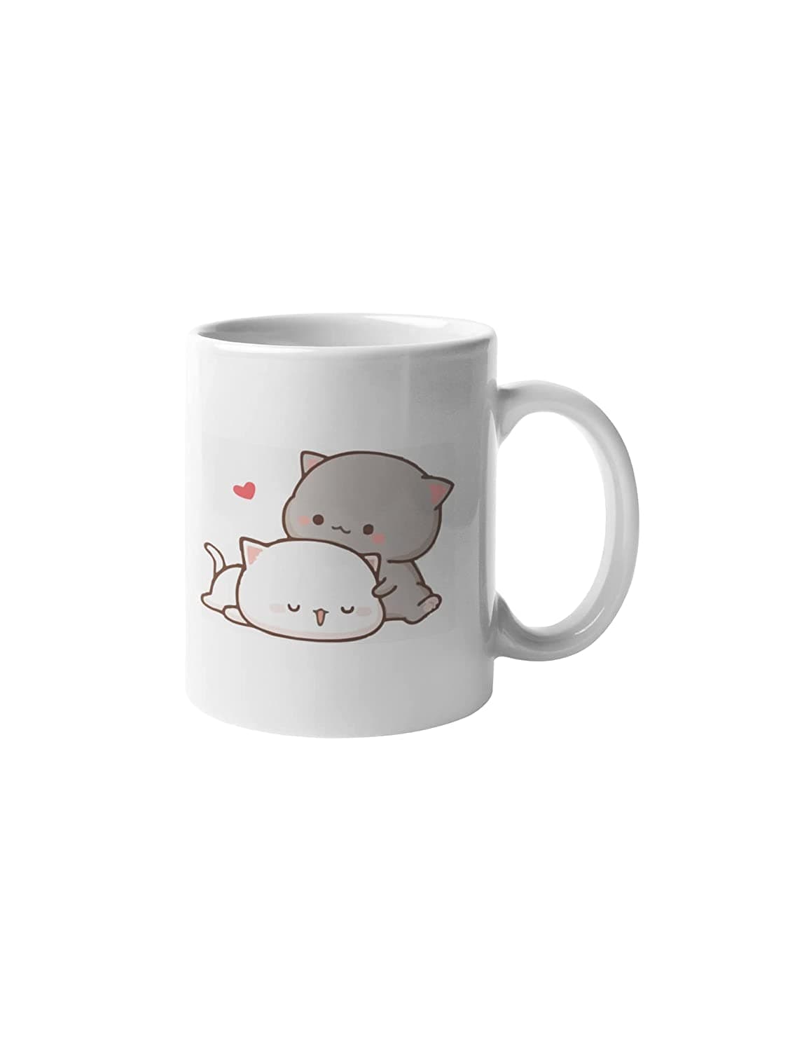 UPLUXUC Valentine Gift for Lovers | Anniversary Gift for Husband/ Wife | Valentine Gift for Boyfriend /Girlfriend | Birthday Gift for Her/ Him | Goma Peach Mug Gift for Couples | Coffee Mug for Gift