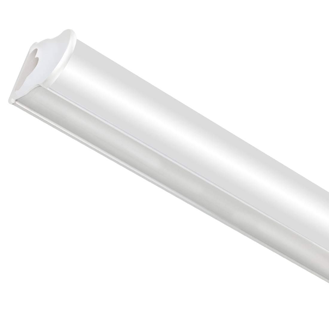 LED Tube Lights Fixture 3Ft,T5 LED Batten Light 15W 1200LM 3000K Warm Light Office Ceiling Light for Kitchen Shop Warehouse Workshop Balcony Hallway [Energy Class A+]