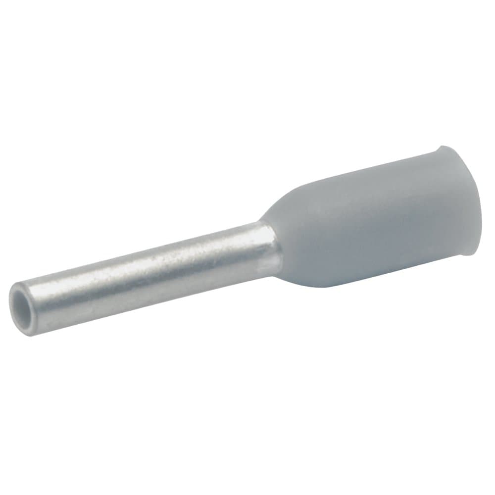 Klauke166GRL Klaus Wire end Ferrule n. DIN 0.14 mm² 8 mm VZ Insulated, Grey/Silver, 166/GRL 100 Stück