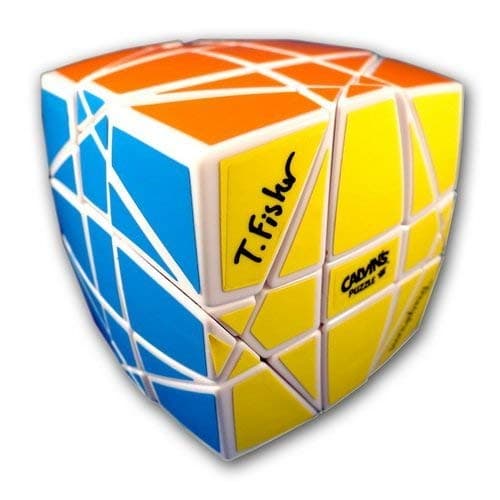 Hexaminx White Calvins Puzzle Pillowed Cube Megaminx Mod Twisty Toy
