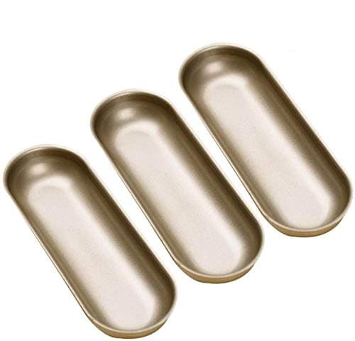 3 Pcs Hot Dog Mold Long Bread Non-stick Toast Mold Oven Toast Baking Pan Baking Mold for Home and Kitchen
