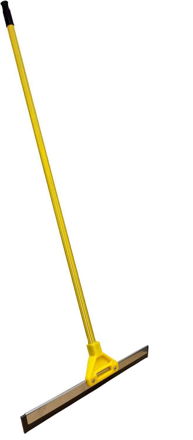 ECVV Floor Wiper Commercial Standard Floor Squeegee 120cm Long Handle for Wet Room, Floor, Windows, Tile, Shower, Garage | Hanging Loop with Broad Wiper