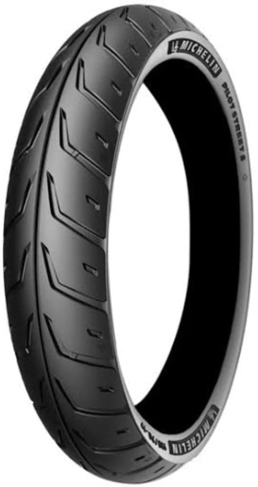 PILOT STREET 2 TUBELESS FRONT Tyre. Size: 110 70 17 54 P |Rim - 10 inches| | Section width - 6 inches