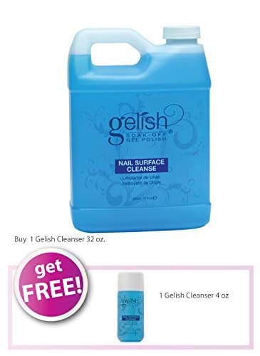 Harmony Gelish Nail Gel Surface Cleanse - 32 oz + 1 FREE Cleanser 4 oz