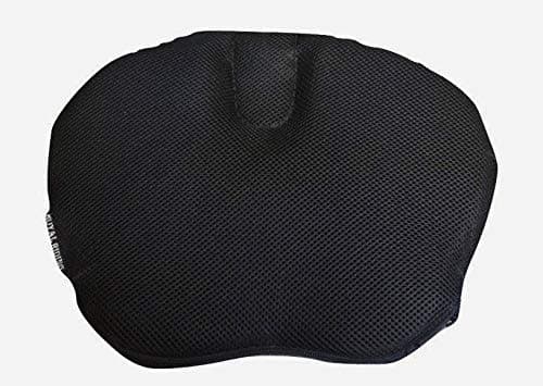Large Relief Cool-Tush Motorcycle Gel Seat Pad with Contour Cushioning Foam - 14" x 11"