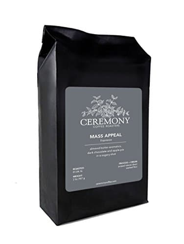 Ceremony Coffee Roasters - Mass Appeal House Espresso Blend - Specialty Coffee - 2lb Bag (Whole Bean)