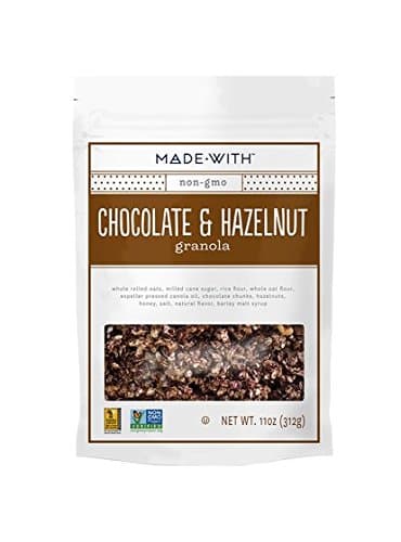 Made With Brand Chocolate & Hazlenut Granola, 11 Oz (Pack of 6)