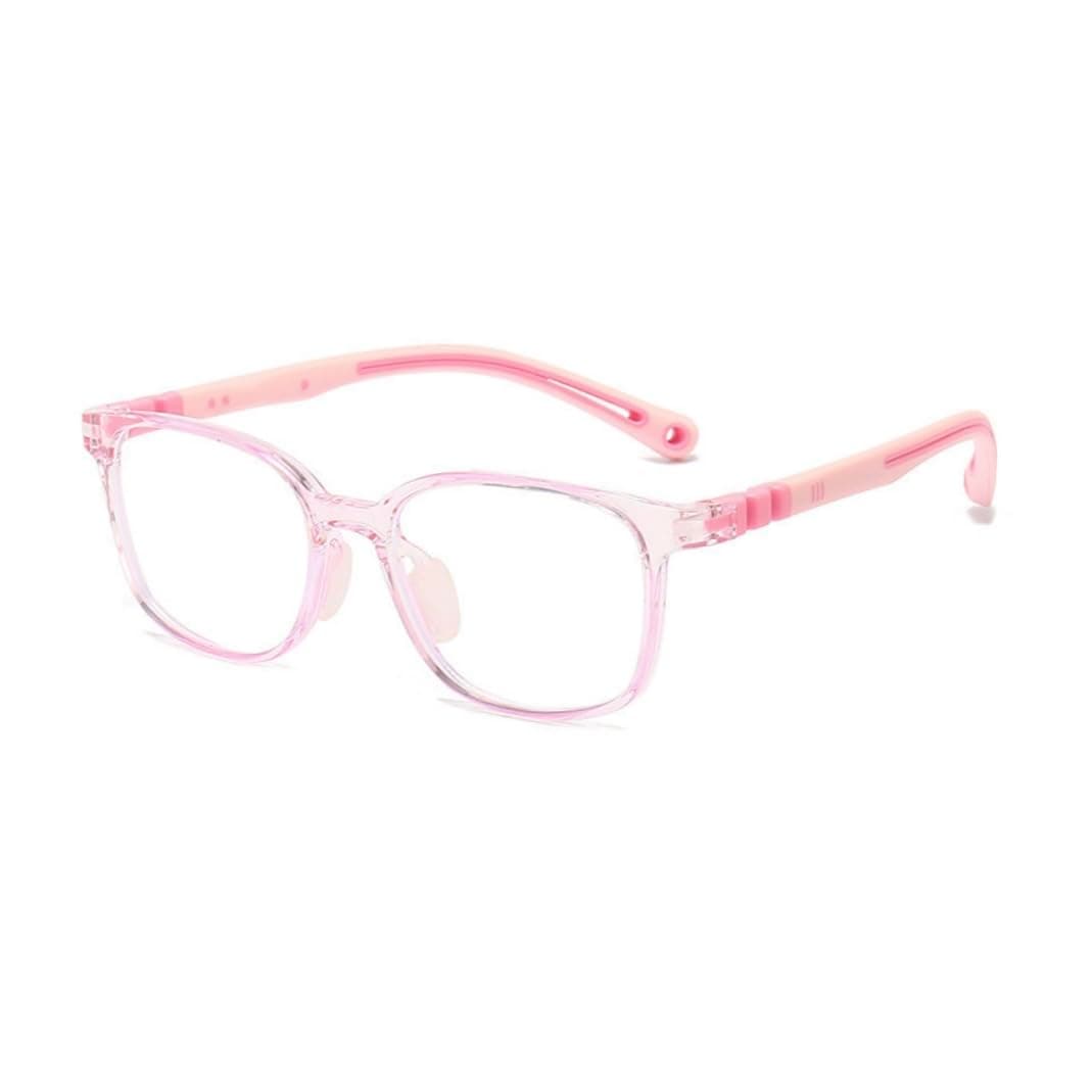 Kids Blue Light Blocking Glasses Anti Eyestrain Computer Glasses Gaming Eyewear TR90 Silicone Light Weight Classic Frame for Boys and Girls