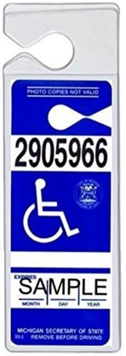 Super Heavy-Duty Handicap Placard Protective Plastic Holder Sleeve for Disabled Parking Permits