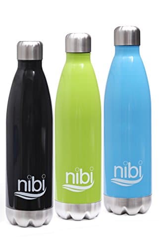 Stainless Steel Water Bottle - 25 oz - Double Walled Vacuum Insulated Water Bottle- Condensation Free - BPA Free - Keep Your Drink Cold/Hot In Sports, At School, At Work & At Play (25 ounces)