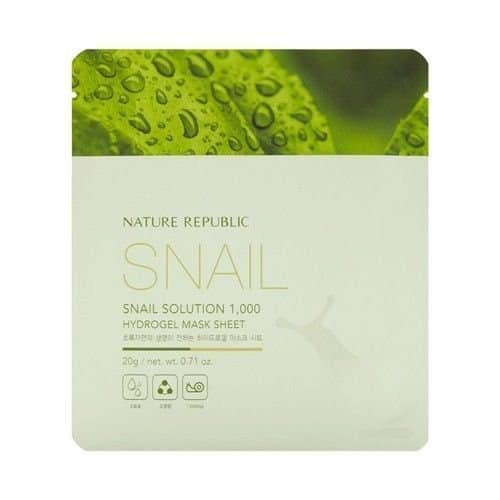 [Nature Republic] Snail Solution 1,000 Hydrogel Mask Sheet