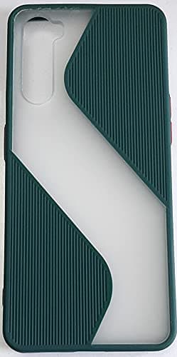 Ak Compatible One Plus Nord smok Zigzag Mobile Back Cover protectable Comfort Grip Rubber & Fibre