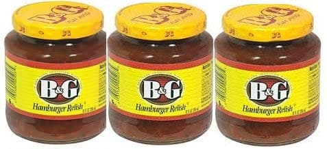 B&G Red Hamburger Relish 10fl.oz (3pk)