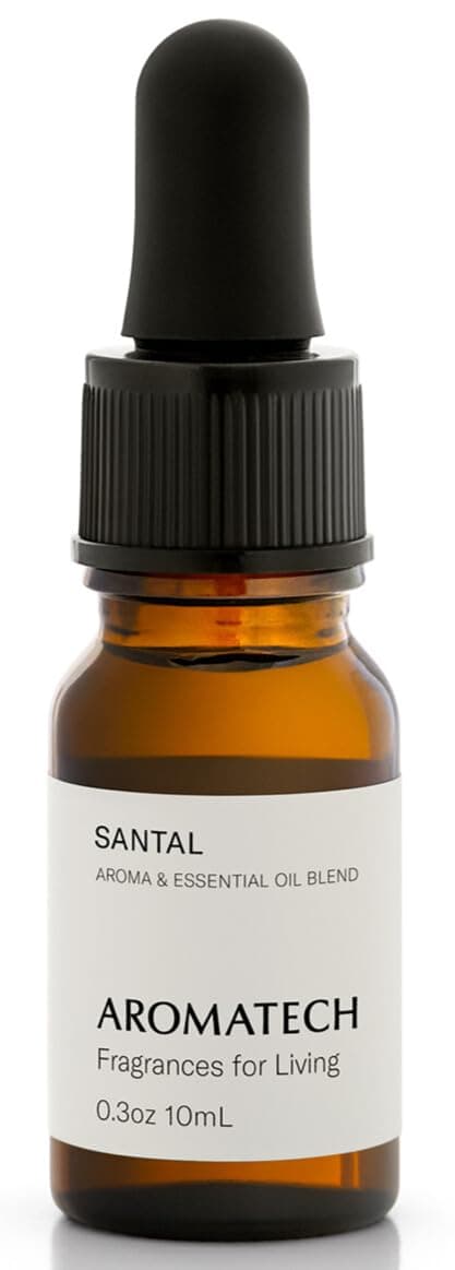 AromaTech Santal Aroma Essential Oil Blend: Luxury Hotel Inspired Aromatherapy with Amber, Vanilla, Cedar & Sandalwood for Ultrasonic Diffusers (0.33 Fl Oz (Pack of 1))