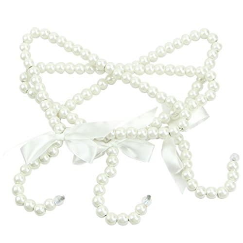 Jieteenager 3Pcs Fashion Pearl Bow Clothes Hangers For Kids/Children