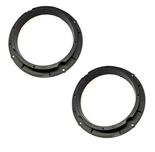 ASC Audio 6.5" 6.75" Car Stereo Door Speaker Install Bracket Mount Plates for Aftermarket Speaker Made for Some Hyundai + Kia - Compatible Listed Below
