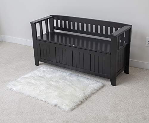 YESH Faux Luxury Soft White Fur Area Rug Living Room + Bedroom Sofa Mat Area Rug | Great for Kids Bedroom and Playroom | 2ft X 3ft