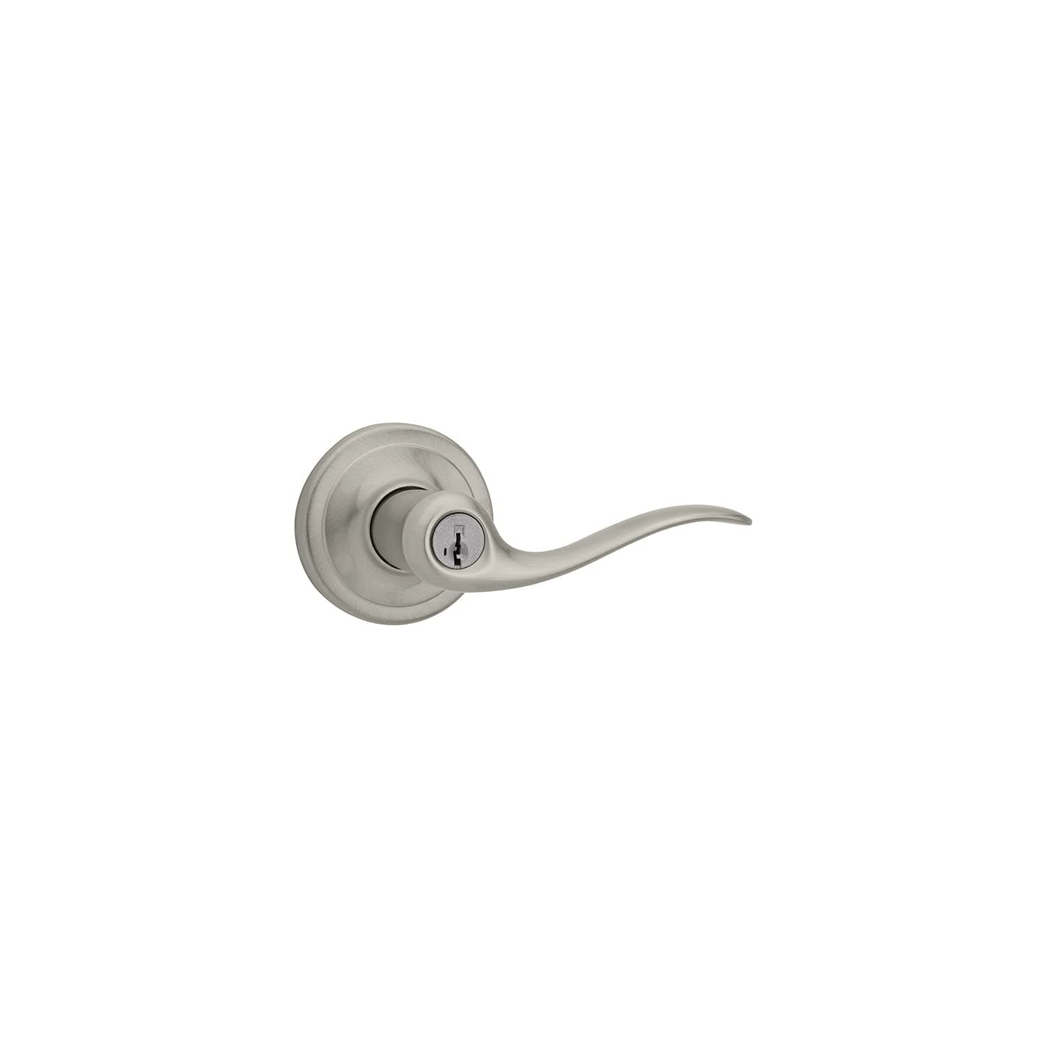 Signature Series 97402-732 Satin Nickel SmartKey Tustin Entry Lever