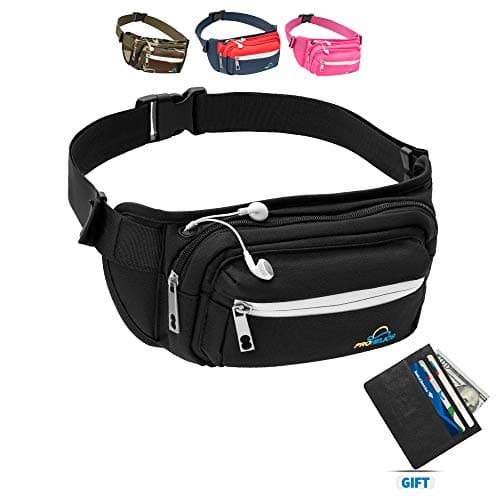 Pro Helios Premium Fanny Packs for Men & Women Water Resistant Waist Bag for Outdoor Activities, Traveling, Hiking, Biking, Running & More | Fannie Pack for Women