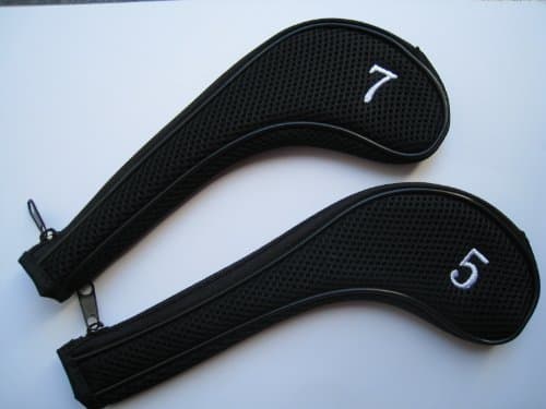 Deluxe Zipped Iron Covers - Suitable for left or right handed clubs