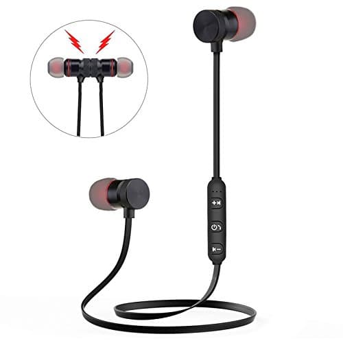 Fashion Sport Bluetooth Earphone Wireless In-Ear Noise Reduction Sweat proof Stereo Headset with Mic for Sport, Gym, Travelling