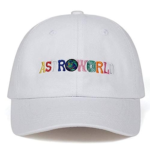 Sports&Entertainment Outdoor&Sports ASTROWORLD Dad Hat 100% Cotton embroidery Baseball Caps Unisex Travis Scott(Black)