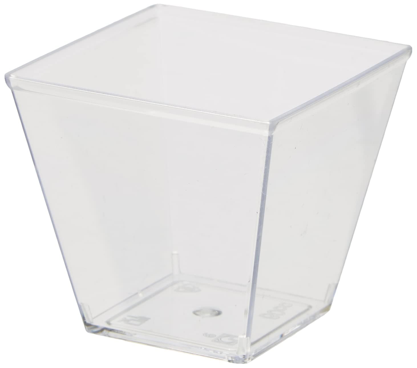 Guillin - MOULIPACK VERINE60C Pack of 50 Verrine Pyramid Shape 6Cl, Polysterene, 5,1 x 5,1 x 4,6 cm