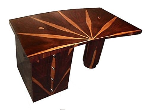 Eye Catching Art-Deco style Brazilian Rosewood Desk