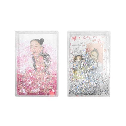 Lazuli Mini Glitter Snow Frame for Instax Fujifilm Two Double Film for Desk Desktop Photo Picture Shake - 2 Pack