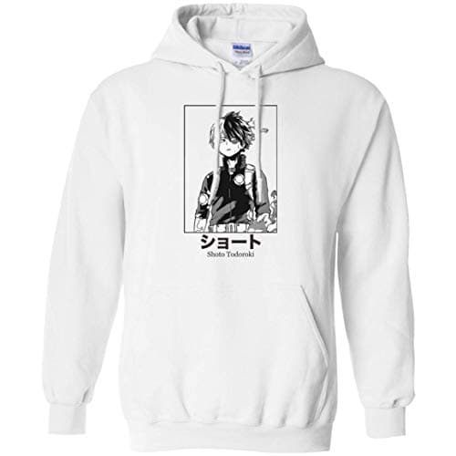 Shoto Todoroki Portrait My Hero Academia Inspired Hoodie Men's Casual Printed Sweatshirt