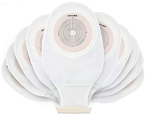 ostomy colostomy Supplies Premium Medicals Drainable Pouch, Colostomy Bags One Piece System Cut to Fit 20-70MM (3/4"-2 3/4")