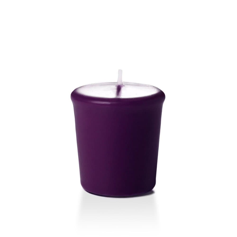 yummi Case of 54 15hr Dark Purple Votive Candles