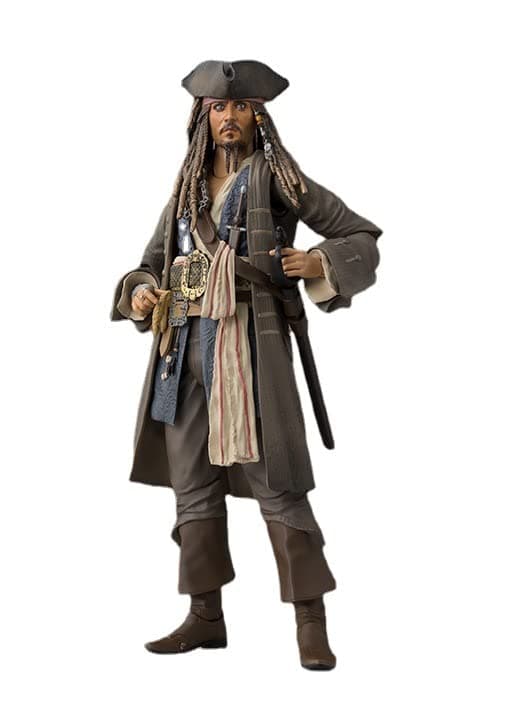 Pirates of The Caribbean 5 Dead Men Tell No Tales Captain Jack Sparrow Johnny Depp （7" Scale） Action Figures