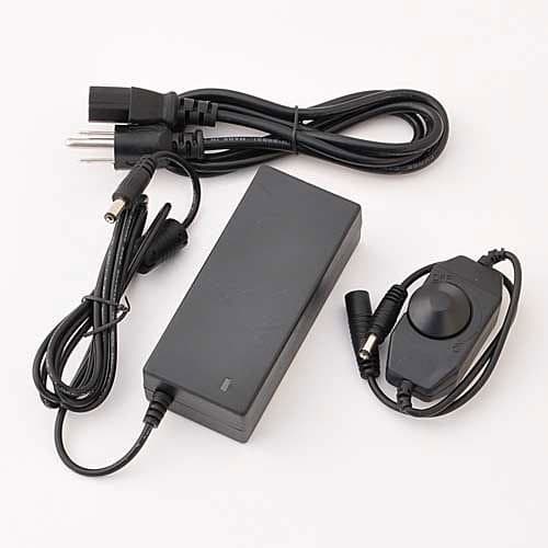 LEDwholesalers48 Watt Power Adapter and Inline Dimmer for Flexible LED Strip, 3215+3318
