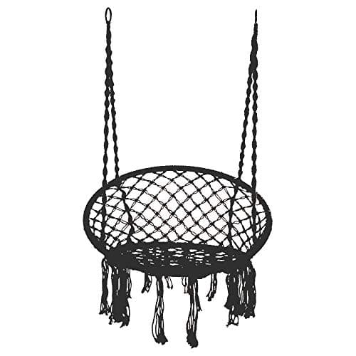 US Fast Shipment Rattan Wicker Egg Hammock Chair with Hanging Kits,Weather Fastness Hanging Chair,Basket Swing Chair for Indoor,Outdoor Bedroom,Patio,Garden