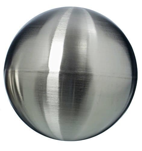Immo Ingenious Garden Gazing Ball 'Galaxy' - Matt Stainless Steel Silver Floating Ball - Metal Decorative Ball - 10.63"