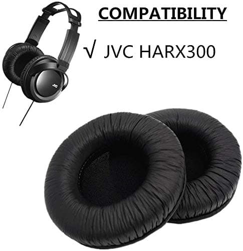 Ear Pads Cushion Earpads Pillow Replacement Compatible with JVC HARX300 HA-RX300 Headphones