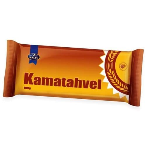 Kama Chocolate Bar (Special Estonian National Sweet) from Kalev [Pack of 18]